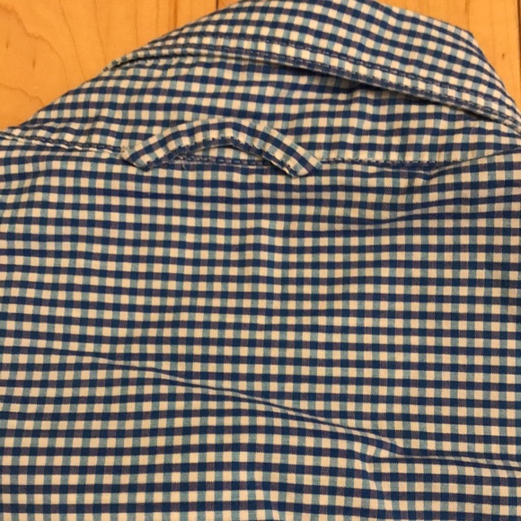 SIMMS blue plaid mens fishing shirt Sz M long sleeve Excellent! - Picture 9 of 9